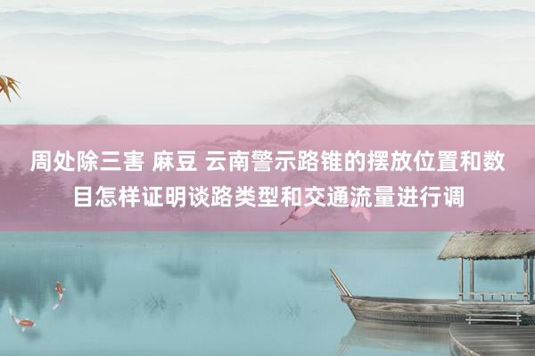 周处除三害 麻豆 云南警示路锥的摆放位置和数目怎样证明谈路类型和交通流量进行调